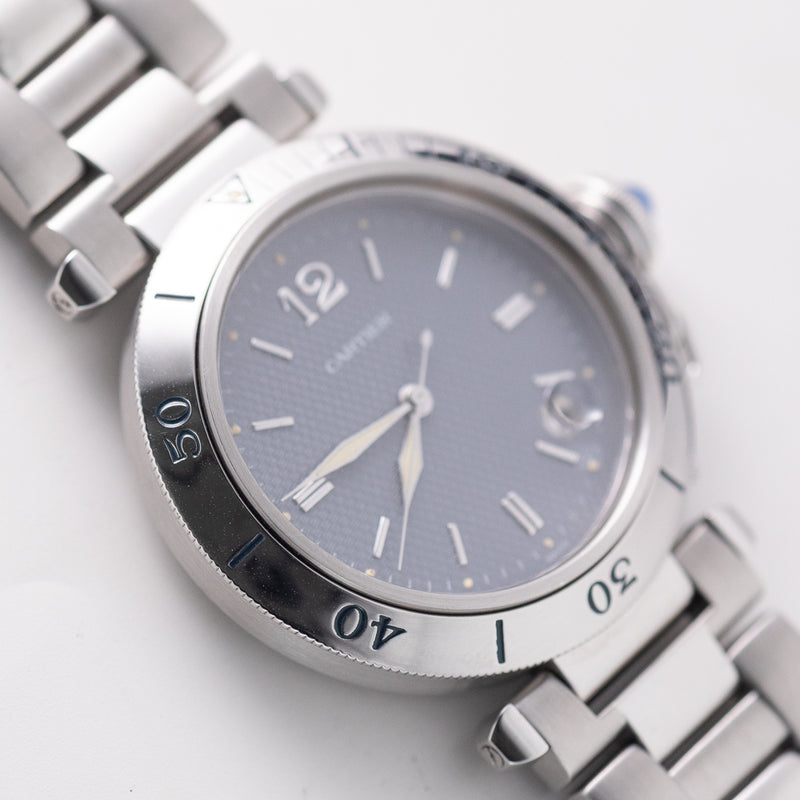 CARTIER LM PASHA REF.1040 w.BOX and Paper