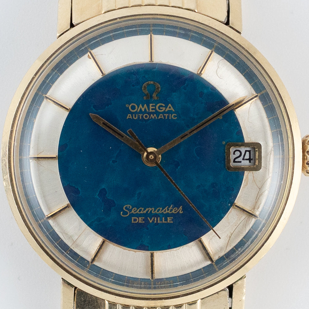 OMEGA Seamaster De Ville Ref.KM6292 Very Rare Blue Two Tone Dial