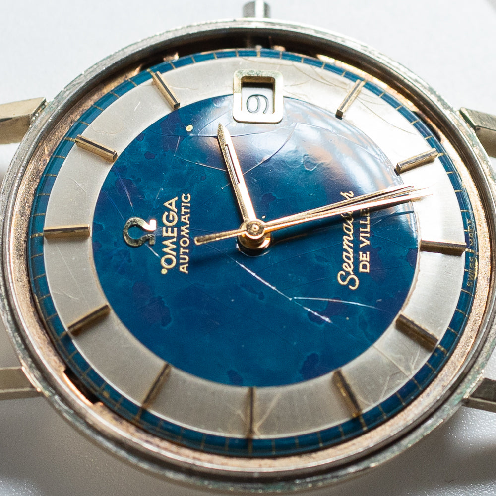 OMEGA Seamaster De Ville Ref.KM6292 Very Rare Blue Two Tone Dial