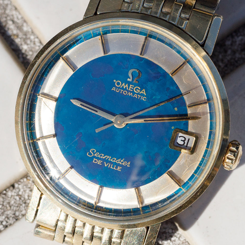 OMEGA Seamaster De Ville Ref.KM6292 Very Rare Blue Two Tone Dial