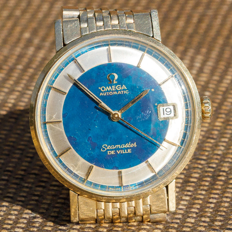OMEGA Seamaster De Ville Ref.KM6292 Very Rare Blue Two Tone Dial
