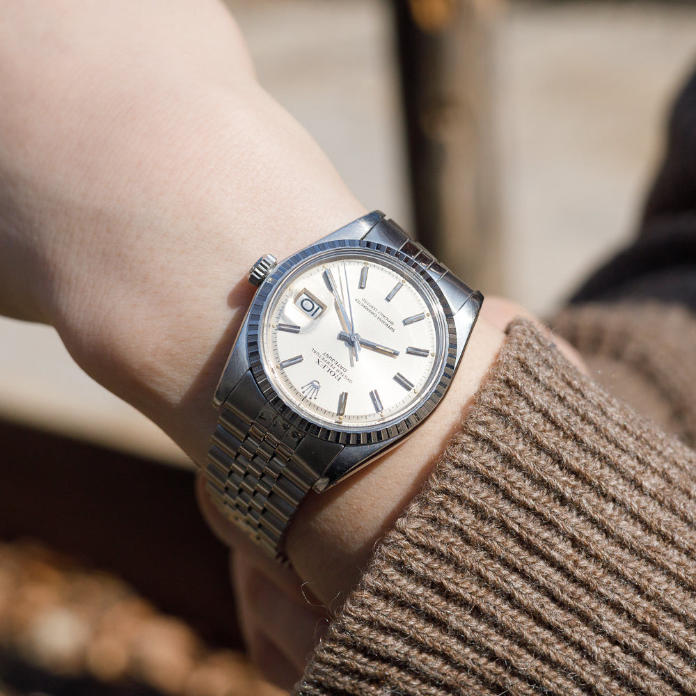 ROLEX DATEJUST Ref.1603 with paper – TIMEANAGRAM