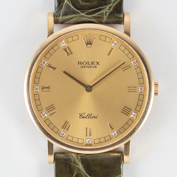 Rolex ロレックス ROLEX 5112 チェリーニ K18YG/レザー Cal.1602