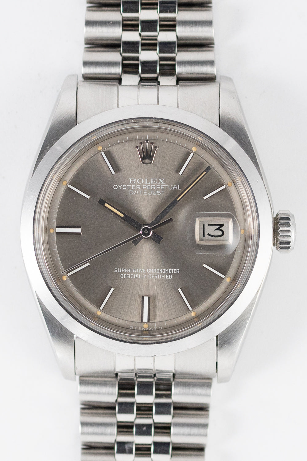 ROLEX DATEJUST Ref.1600 Gray Dial
