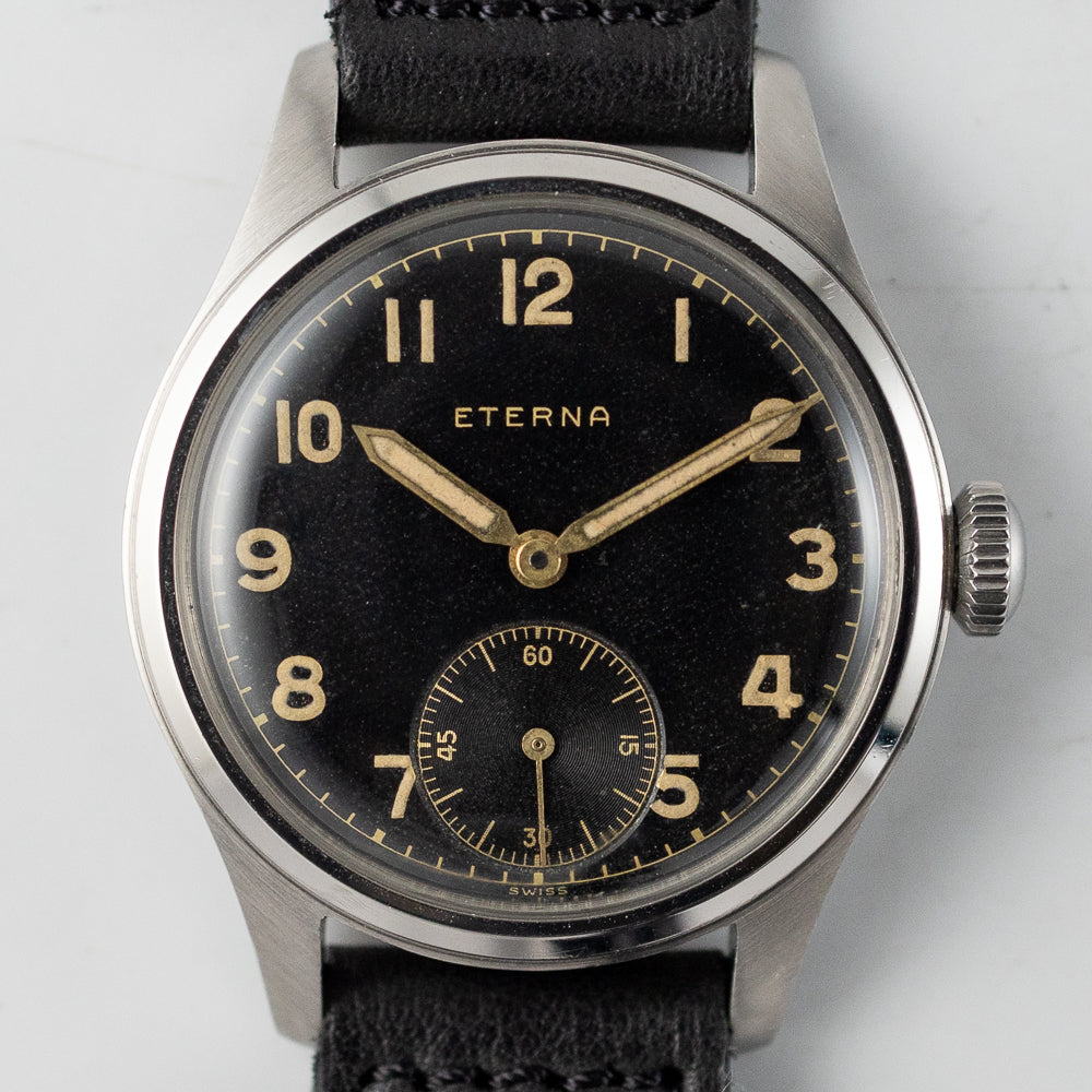 ETERNA Black Gilt Dial – TIMEANAGRAM