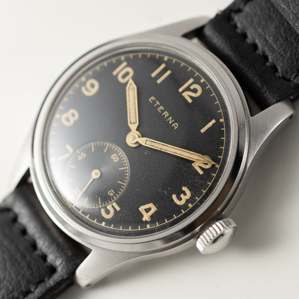 ETERNA Black Gilt Dial – TIMEANAGRAM