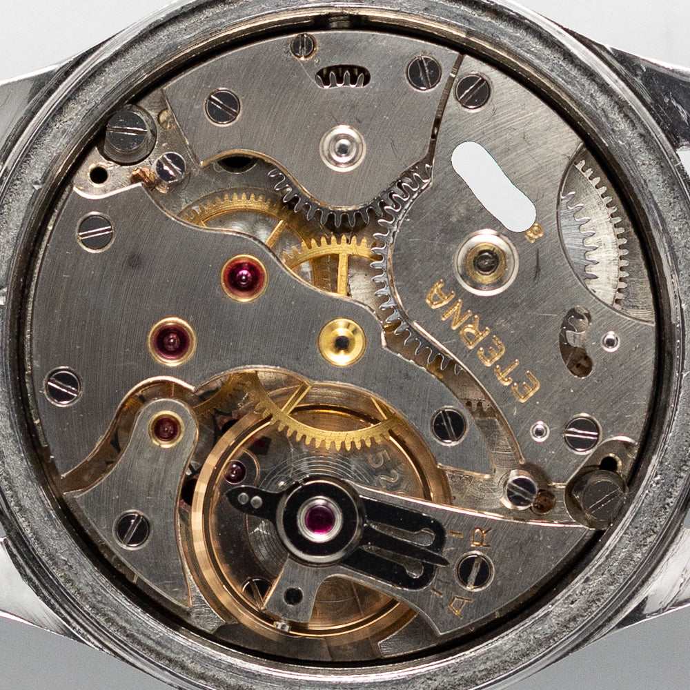 ETERNA Black Gilt Dial – TIMEANAGRAM ETERNA Black Gilt Dial – TIMEANAGRAM