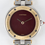 CARTIER SM SANTOS VENDOME Ref.81913 Burgundy