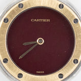 CARTIER SM SANTOS VENDOME Ref.81913 Burgundy