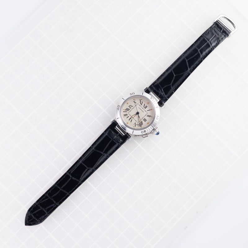 CARTIER LM PASHA TIMER Ref.R4010