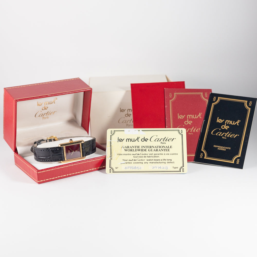 CARTIER SM MUST DE TANK – TIMEANAGRAM