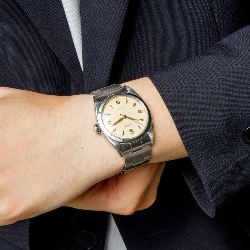 ROLEX OYSTER  Ref.6427 Herringbone Dial