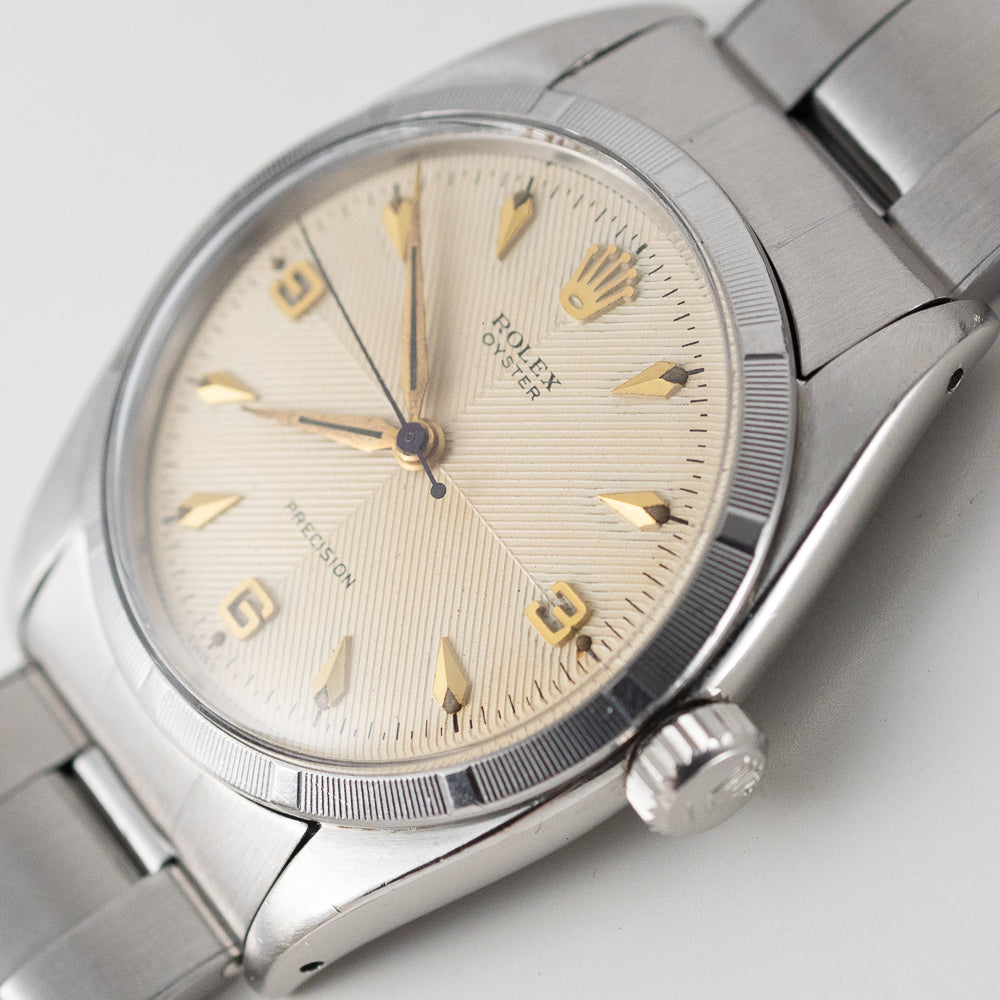 ROLEX OYSTER  Ref.6427 Herringbone Dial