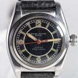 ROLEX OYSTER ROYAL Flatback Black Mirror SECTOR DIAL  Cal.10 1/2 Open Face