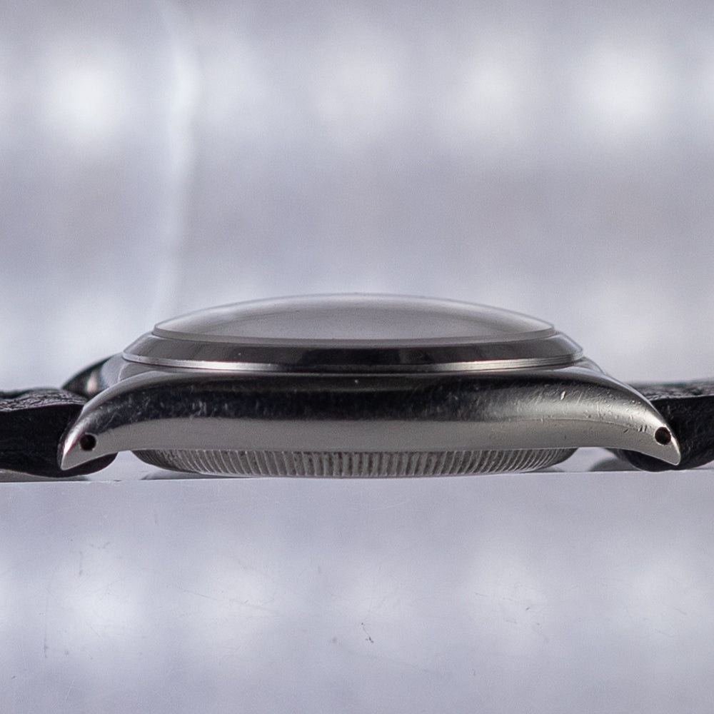 ROLEX OYSTER ROYAL Flatback Black Mirror SECTOR DIAL  Cal.10 1/2 Open Face