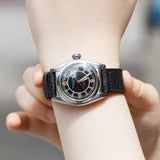 ROLEX OYSTER ROYAL Flatback Black Mirror SECTOR DIAL  Cal.10 1/2 Open Face