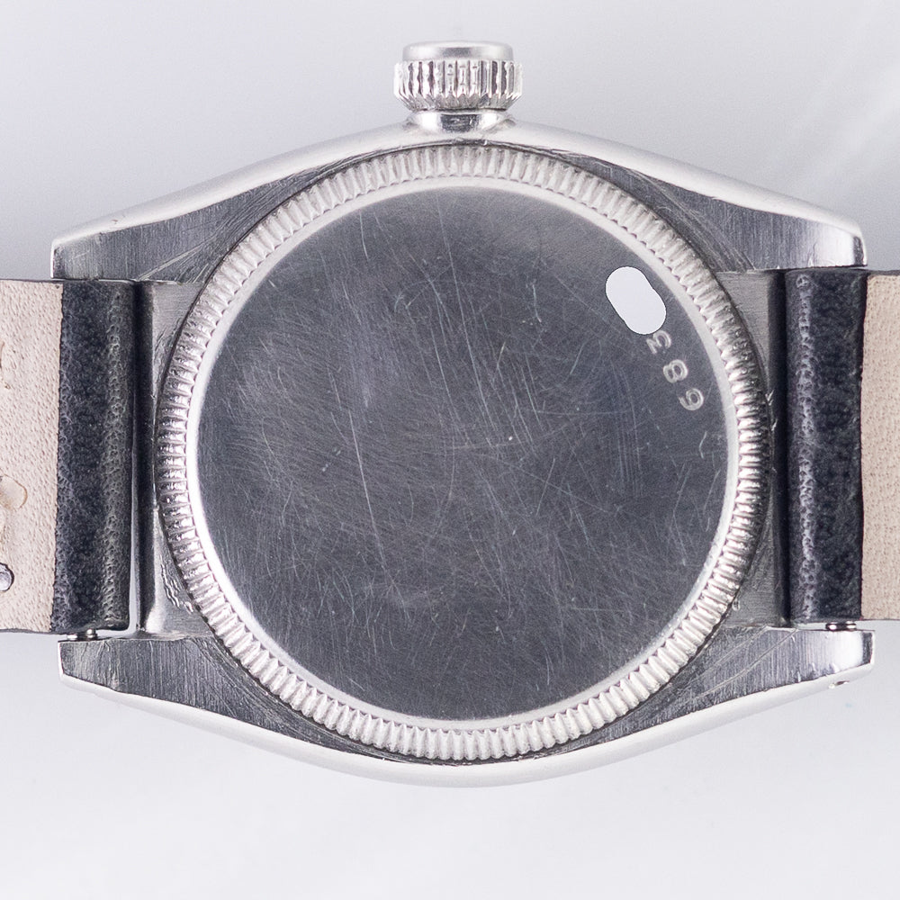 ROLEX OYSTER ROYAL Flatback Black Mirror SECTOR DIAL  Cal.10 1/2 Open Face