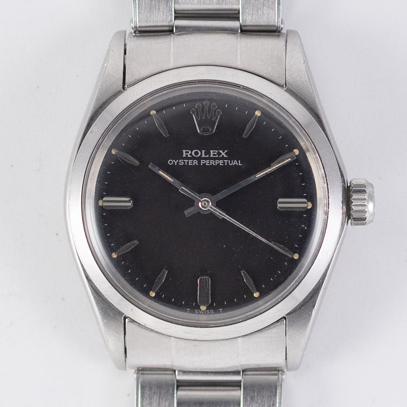 ROLEX OYSTER PERPETUAL REF.6548 Black Mirror Dial