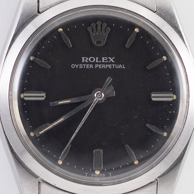 ROLEX OYSTER PERPETUAL REF.6548 Black Mirror Dial