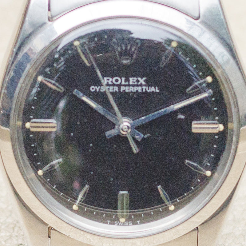 ROLEX OYSTER PERPETUAL REF.6548 Black Mirror Dial