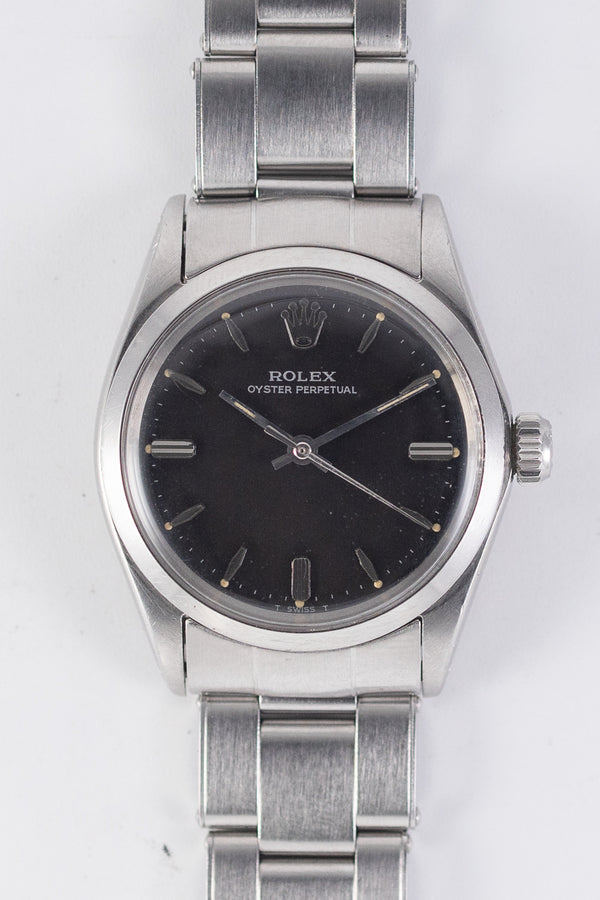 ROLEX OYSTER PERPETUAL REF.6548 Black Mirror Dial