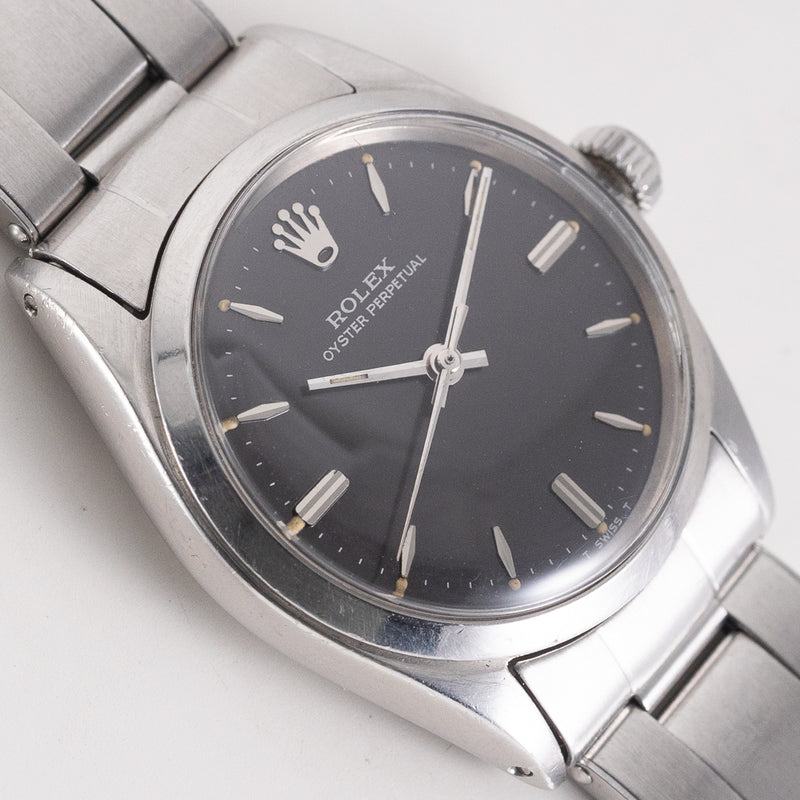 ROLEX OYSTER PERPETUAL REF.6548 Black Mirror Dial