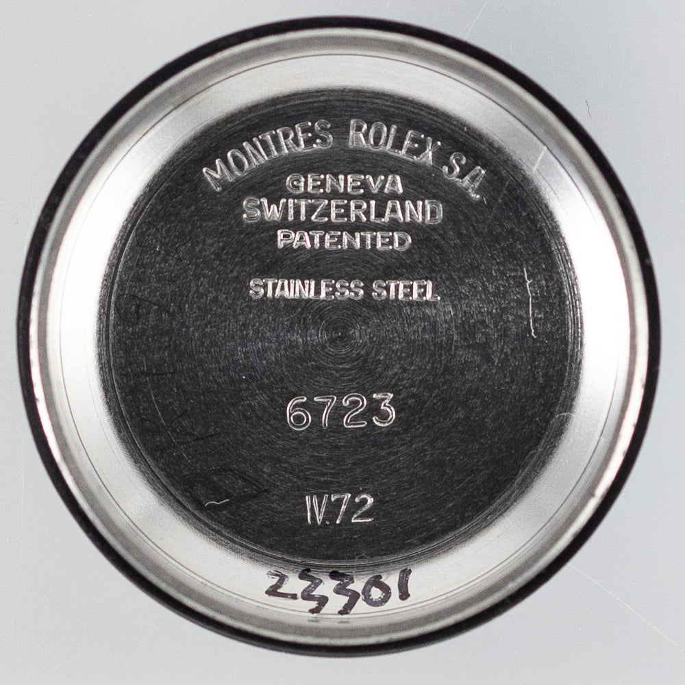 ROLEX OYSTER PERPETUAL Ref.6718 No Date BLACK RADIAL DIAL