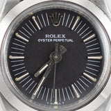 ROLEX OYSTER PERPETUAL Ref.6718 No Date BLACK RADIAL DIAL