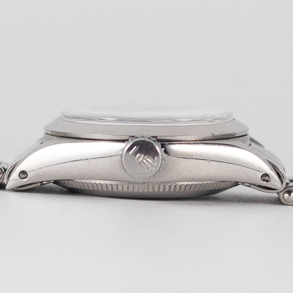 ROLEX OYSTER PERPETUAL Ref.6718 No Date BLACK RADIAL DIAL