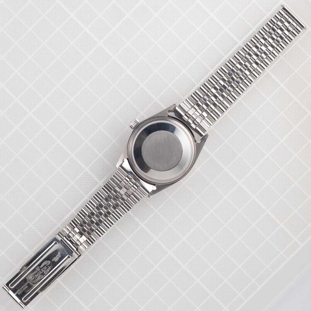 ROLEX DATEJUST Ref.1603 Glossy Black Gilt Dial