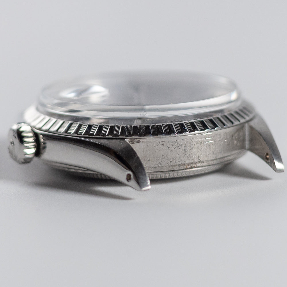 ROLEX DATEJUST Ref.1603 Glossy Black Gilt Dial