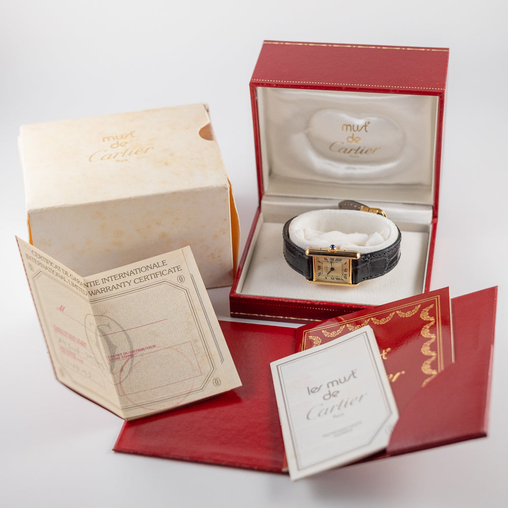 CARTIER SM MUST DE TANK REF.5057001