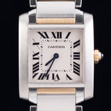 CARTIER MM TANK FRANCAISE Ref.2301 w.BOX and Paper