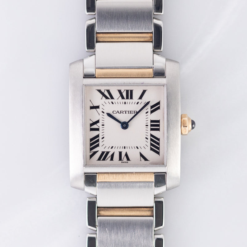 CARTIER MM TANK FRANCAISE Ref.2301 w.BOX and Paper