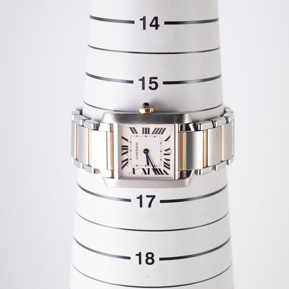 CARTIER MM TANK FRANCAISE Ref.2301 w.BOX and Paper