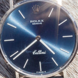 ROLEX Cellini Ref.3833 BLUE DIAL