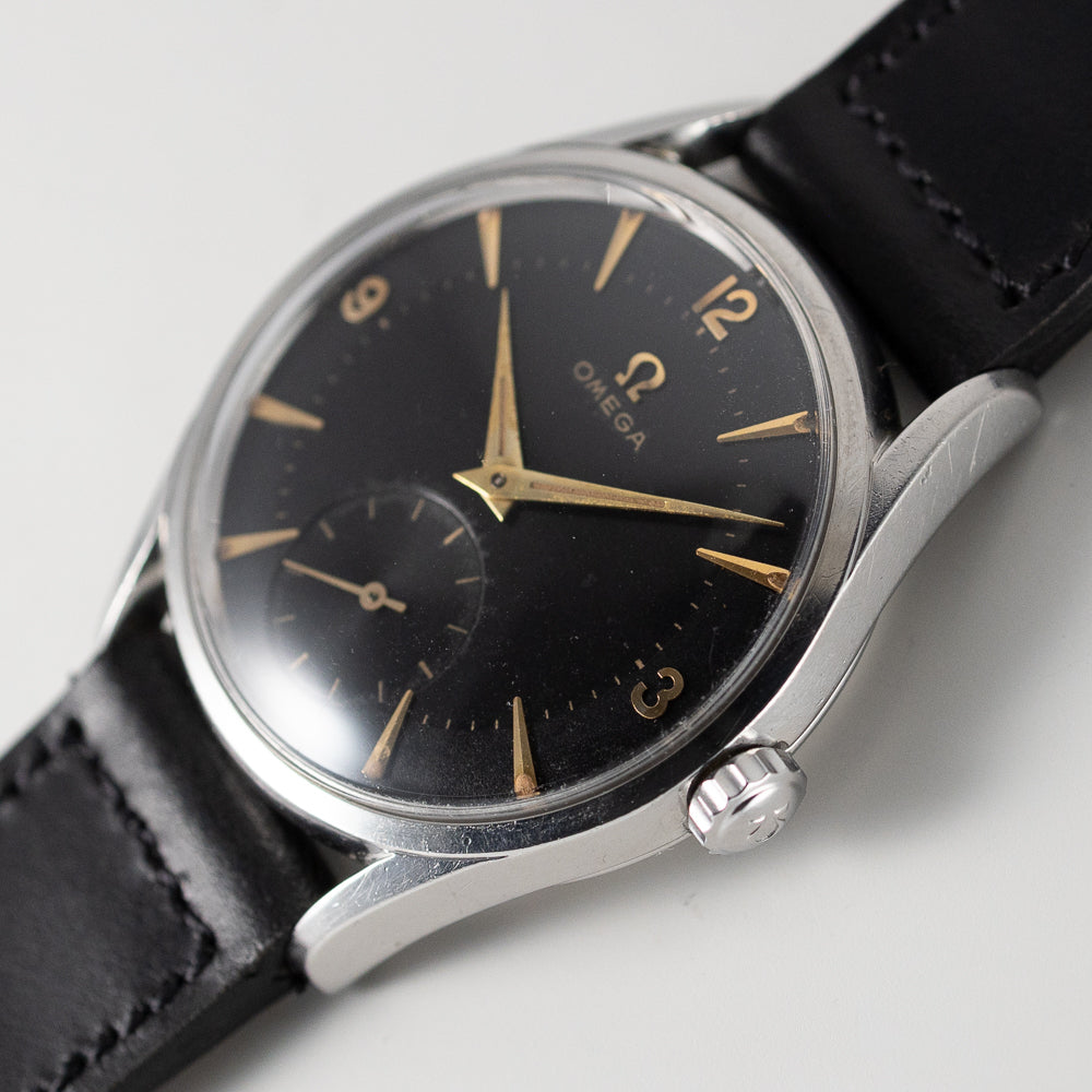 OMEGA Ref.2791 Black Gilt Two Tone Dial – TIMEANAGRAM OMEGA Ref.2791 Black Gilt Two Tone Dial – TIMEANAGRAM