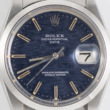 ROLEX OYSTER PERPETUAL DATE Ref.1500 Blue Mosaic