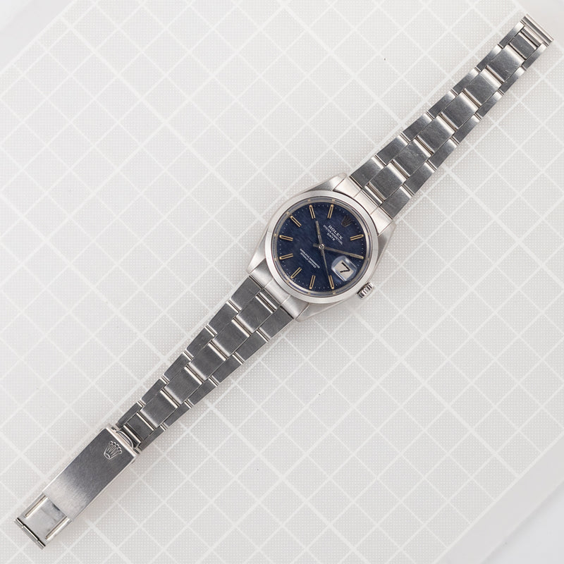 ROLEX OYSTER PERPETUAL DATE Ref.1500 Blue Mosaic