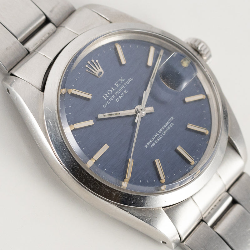 ROLEX OYSTER PERPETUAL DATE Ref.1500 Blue Mosaic