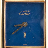 CARTIER SM MUST DE TANK LAPIS BLUE DIAL