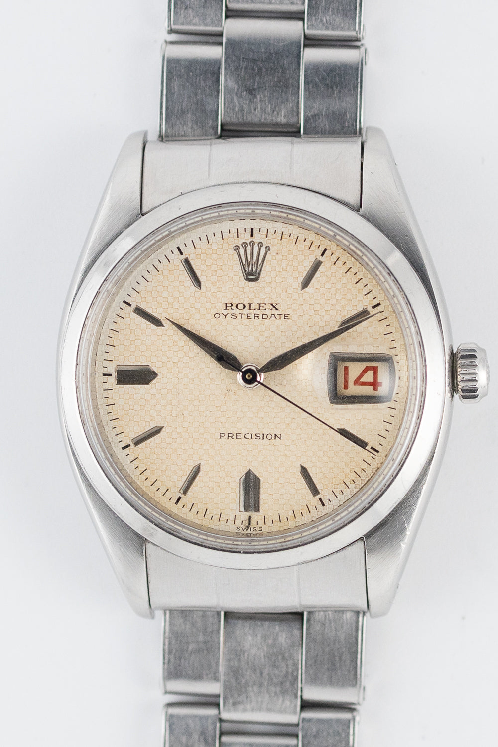 ROLEX OYSTERDATE Ref.6494 WAFFLE DIAL
