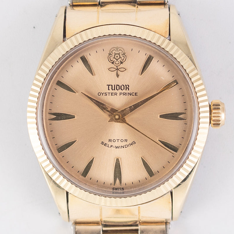 TUDOR OYSTER PRINCE Ref.7963 Fluted Bezel with Ref.6635 Bracelet