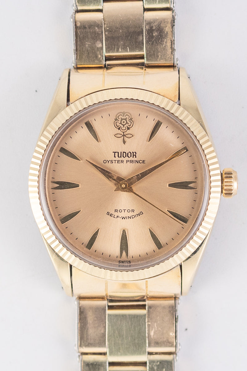 TUDOR OYSTER PRINCE Ref.7963 Fluted Bezel with Ref.6635 Bracelet