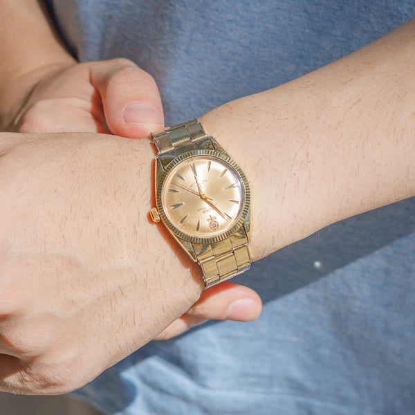 TUDOR OYSTER PRINCE Ref.7963 Fluted Bezel with Ref.6635 Bracelet