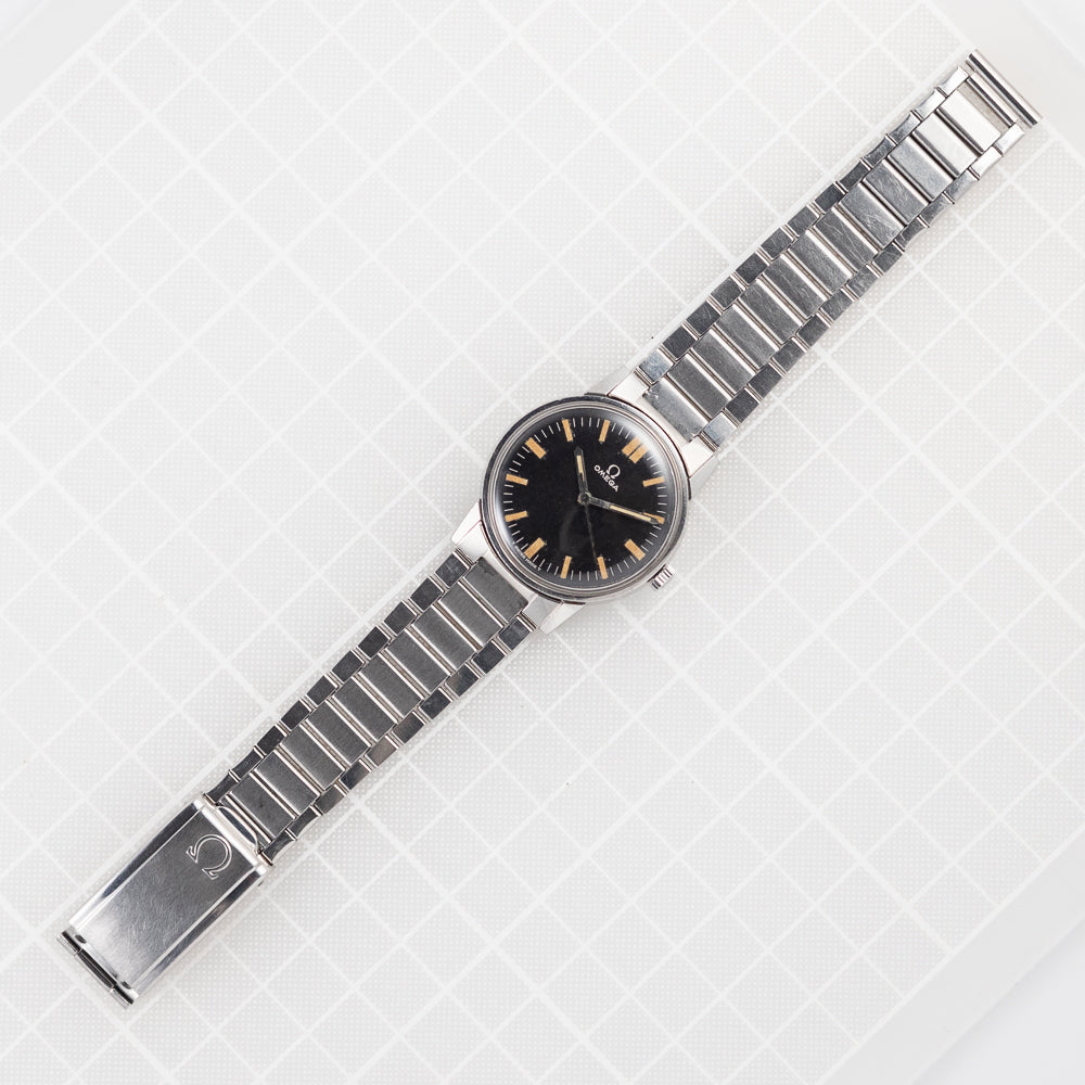 OMEGA Ref.135.012 Black Matte Dial with Ref.1035 FALT LINK