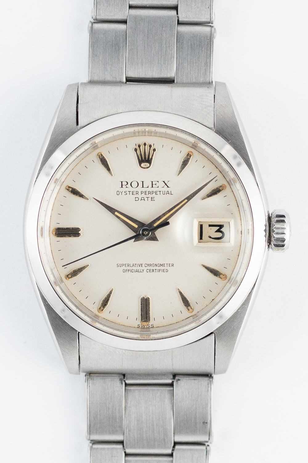 ROLEX OYSTER PERPETUAL DATE Ref.1500 Big Logo