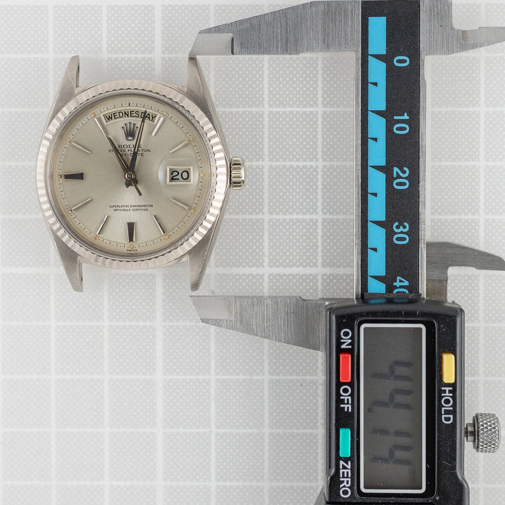 ROLEX THE DAY-DATE Ref.1803 “Doorstop Dial” 18k white gold