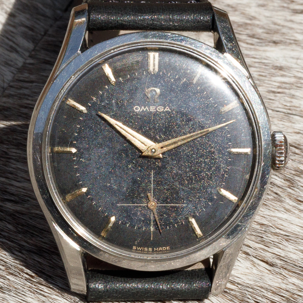 OMEGA Ref.2639 Black Gilt Pie Pan Dial