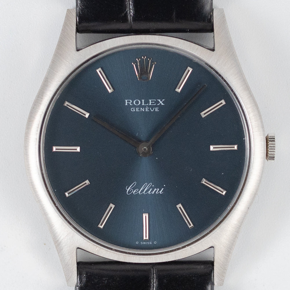 ROLEX Cellini Ref.3804 6233 Blue Sigma Dial